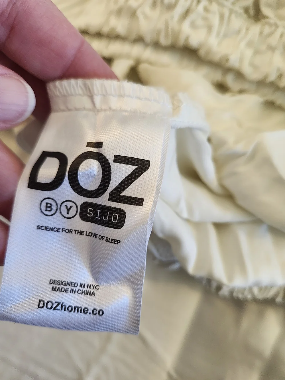 DOZ by SIJO King Bamboo Sheet Set Cooling Viscose Luxury Ivory 3pc NWT